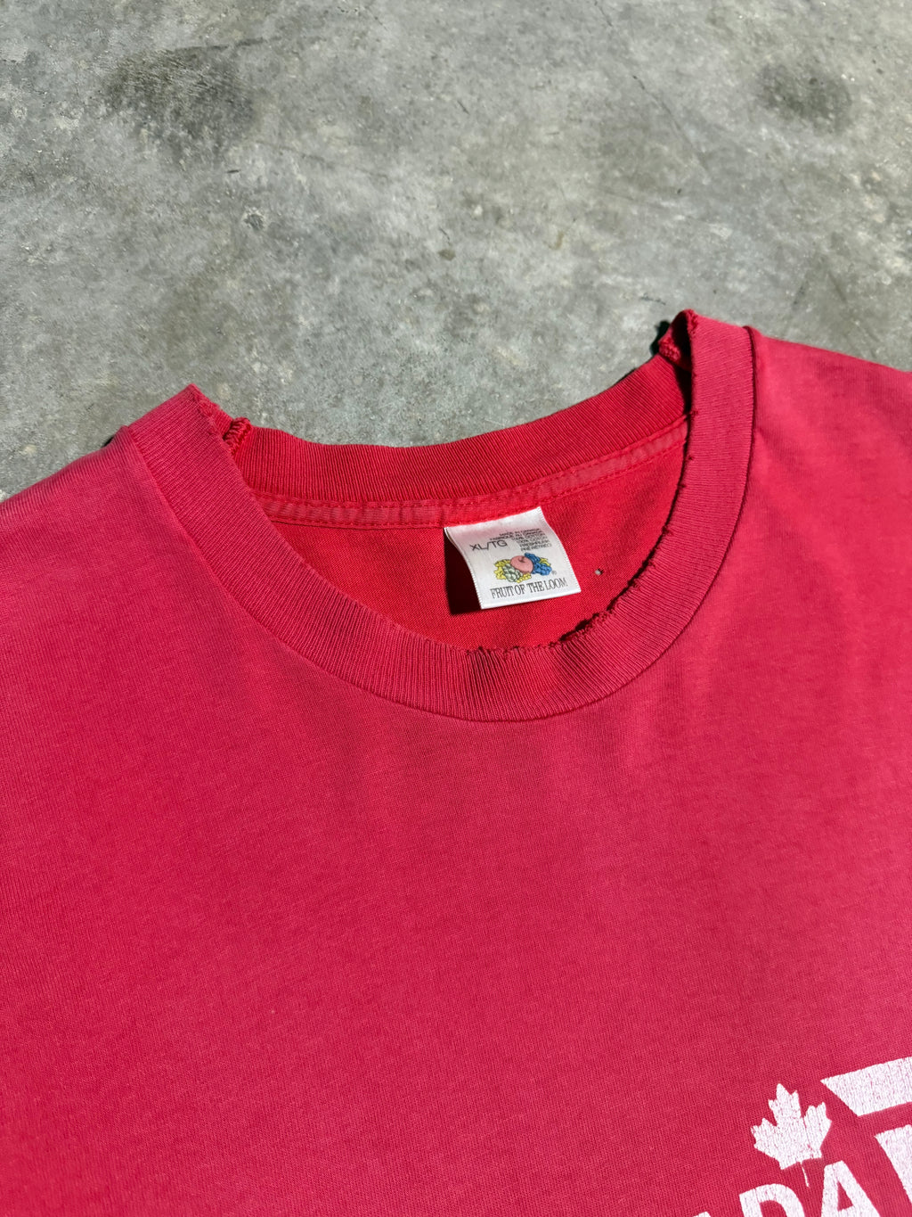 Vintage 90s Canada Rowing Double Sided Tee (XL)