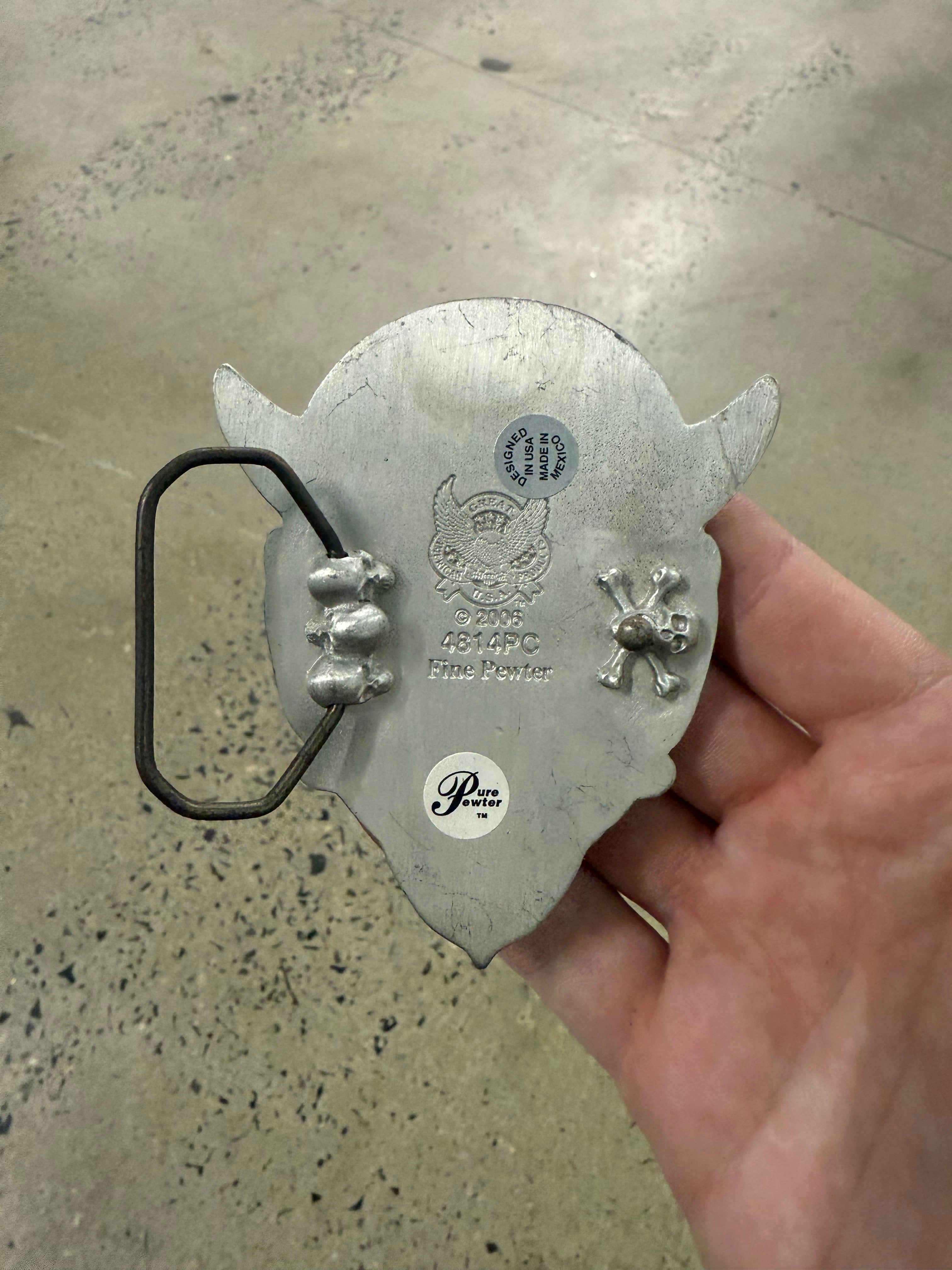 2006 Red Devil Belt Buckle