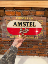 Load image into Gallery viewer, Vintage Amstel Light Beer Sign
