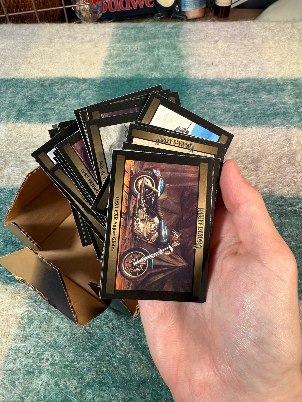 Lot of 3 Vintage Harley Davidson Collectors Cards