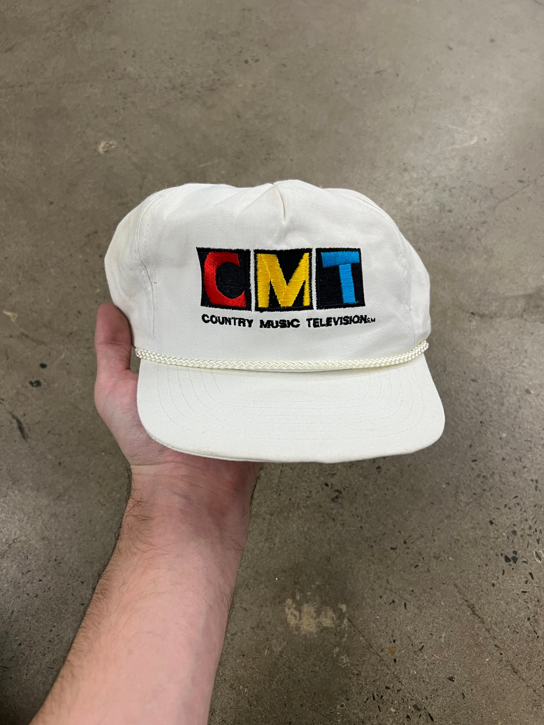 Vintage 90s CMT Country Music Television SnapBack Hat