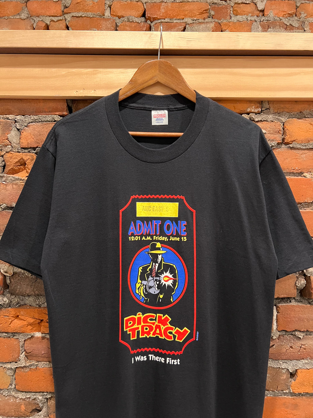 Vintage 1990 Dick Tracy Movie Premiere Tee (L)