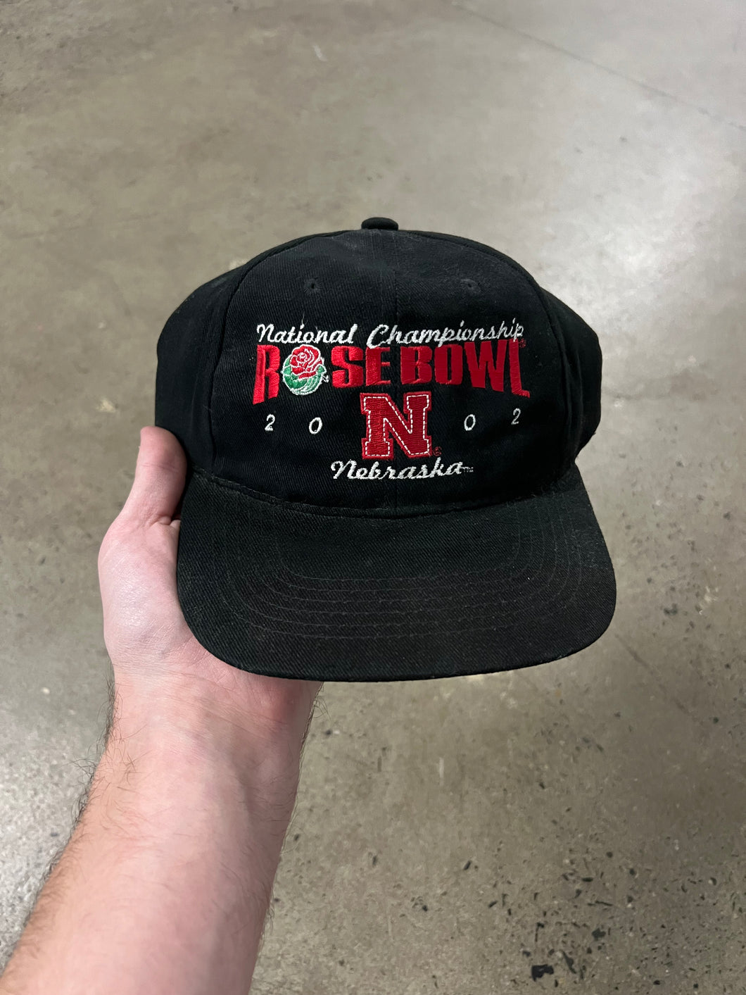 2002 Nebraska Rosebowl Champions Hat