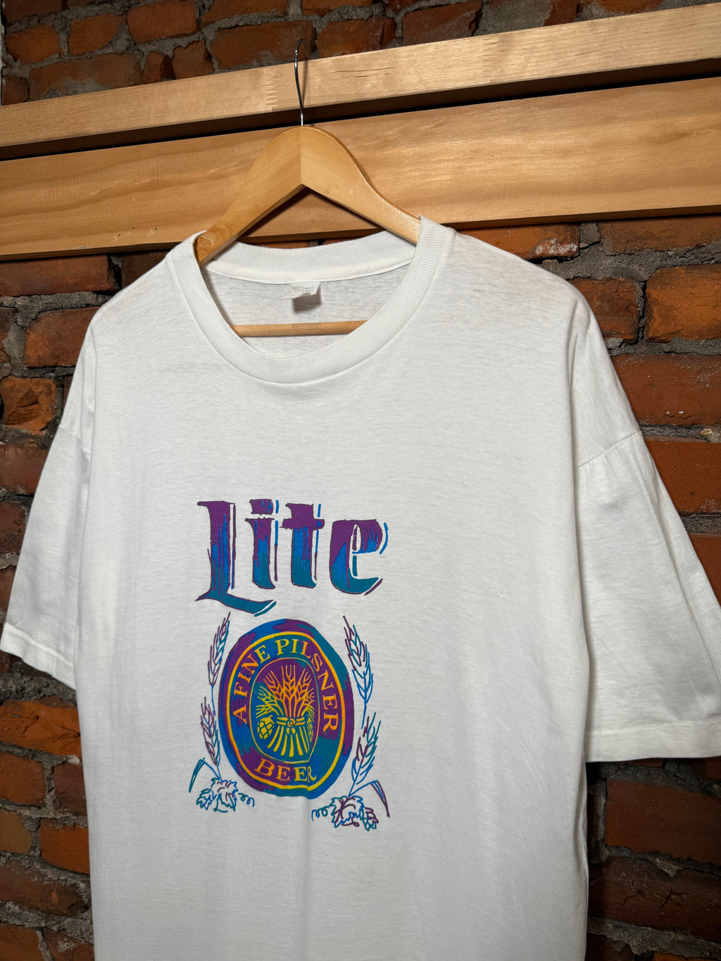 Vintage 90s Miller Lite T-Shirt (XL)