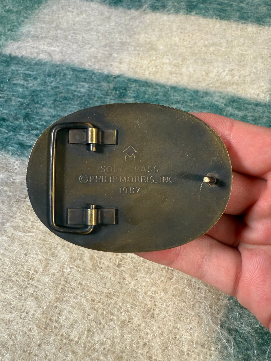 Vintage 1987 Marlboro Longhorn Belt Buckle