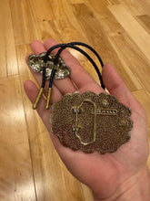 Load image into Gallery viewer, Vintage Triple Heart Belt Buckle + Bolo Tie Combo
