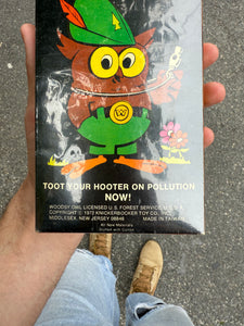 Vintage 1972 Woodsy Owl Plush Unopened in Original Packaging