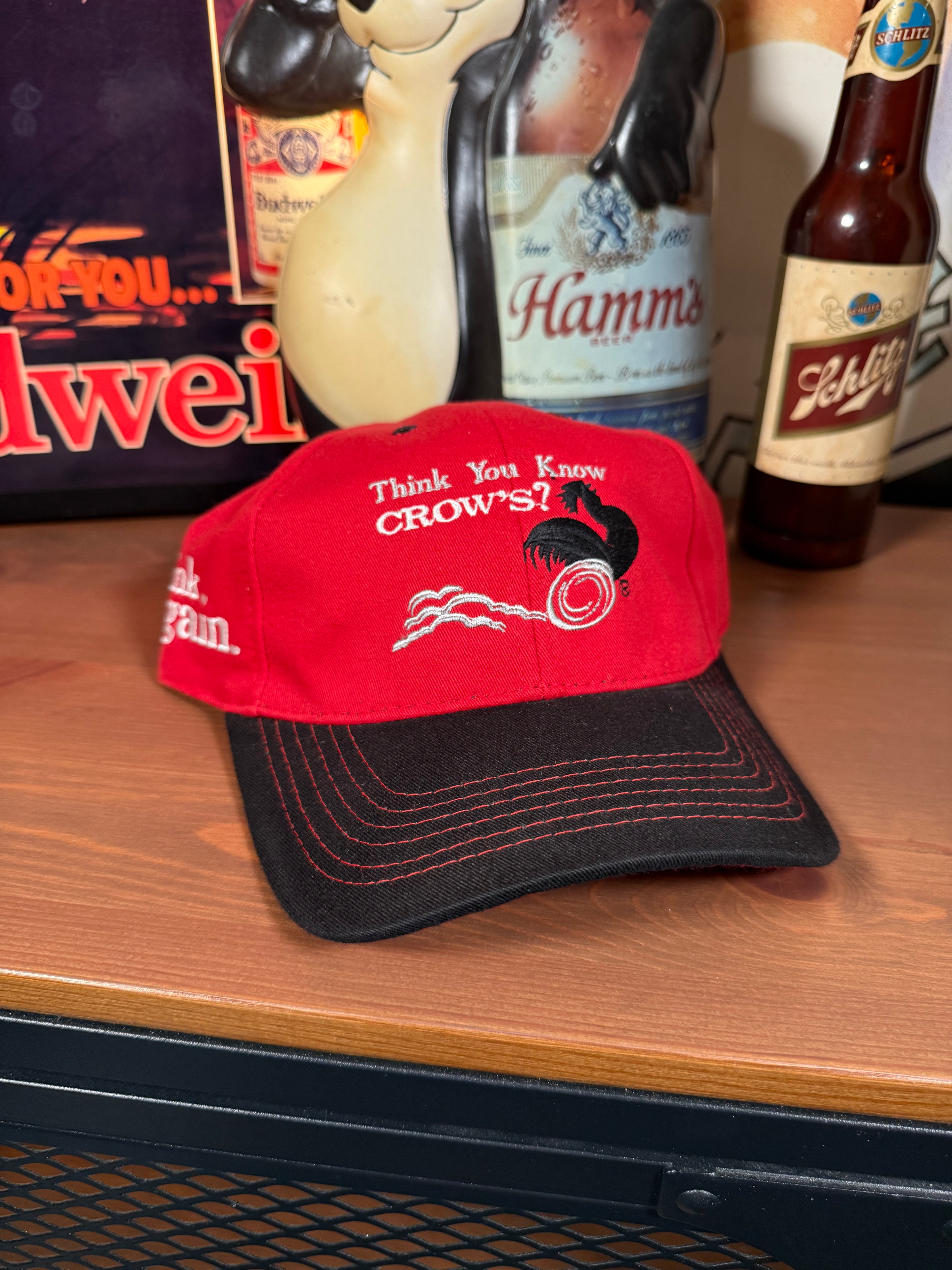 Vintage Y2K Think You Know Crows Seed Hat