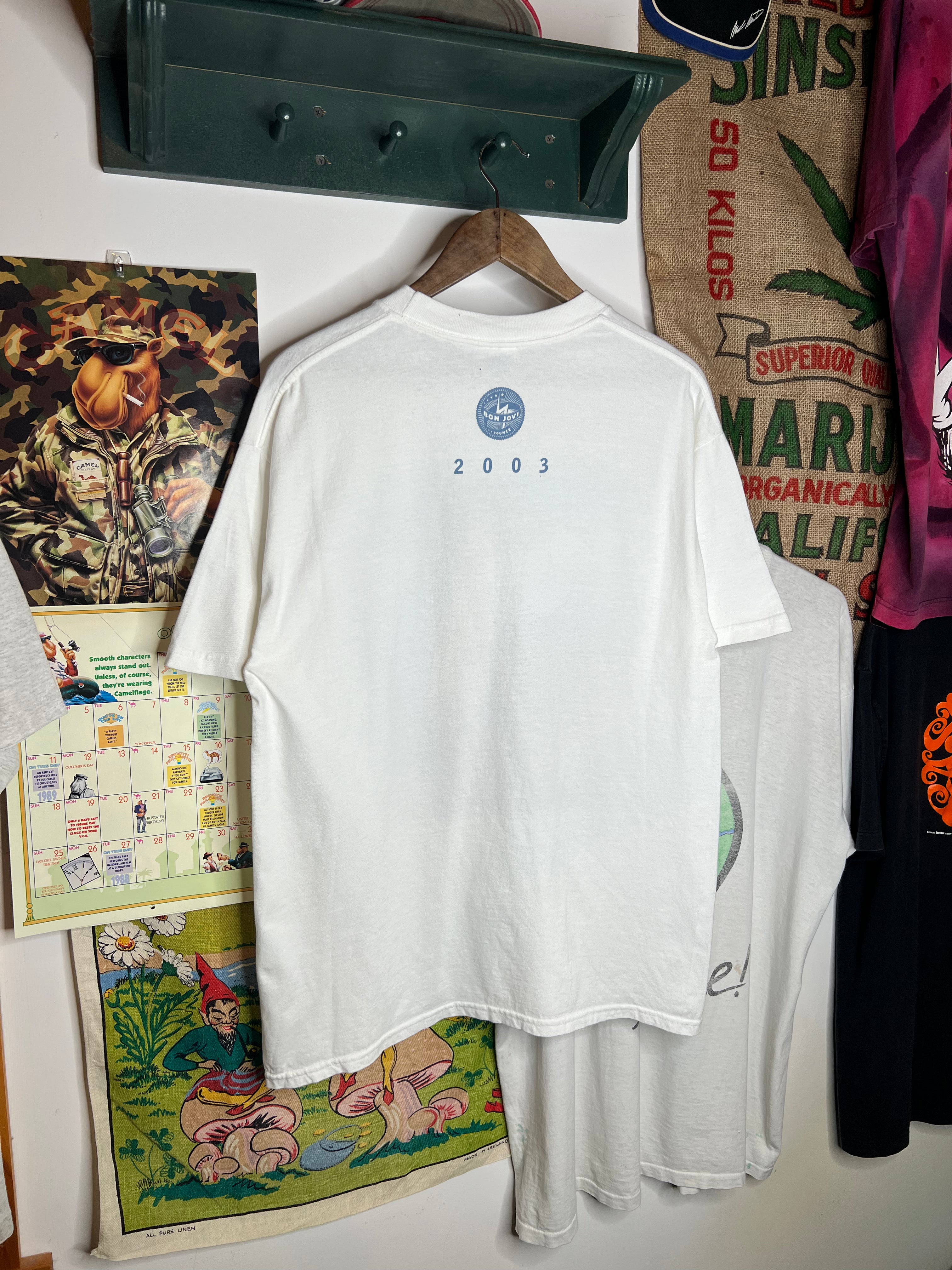 Vintage 2003 Bon Jovi Concert Tee (L)