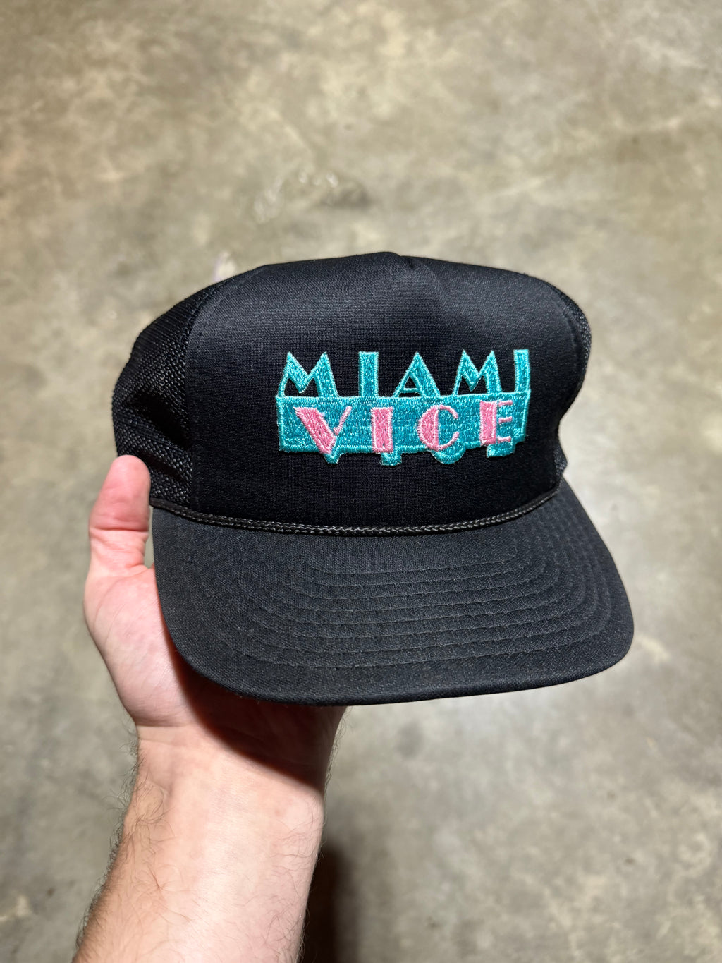 Vintage Miami Vice Trucker Hat