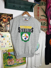 Load image into Gallery viewer, Vintage Steelers Cutoff Sweatshirt (XL)
