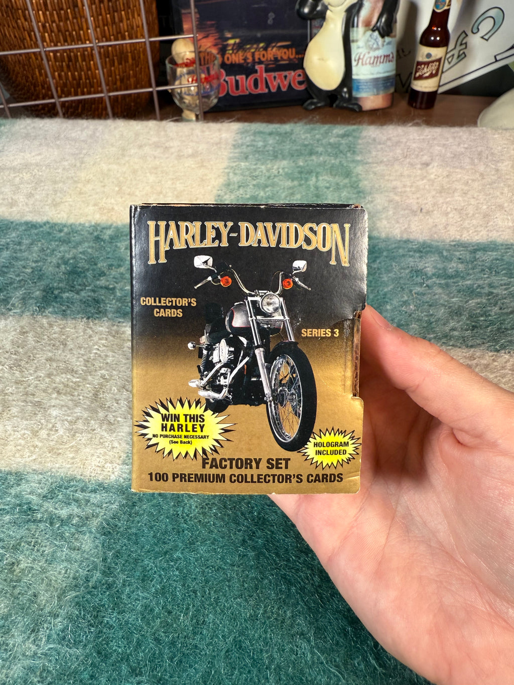 Lot of 3 Vintage Harley Davidson Collectors Cards