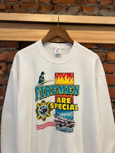 Load image into Gallery viewer, Vintage FireFighters Are Special Crewneck (M)
