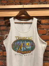 Load image into Gallery viewer, Vintage Miami Beach Tropical Getaway Tank Top (XL)
