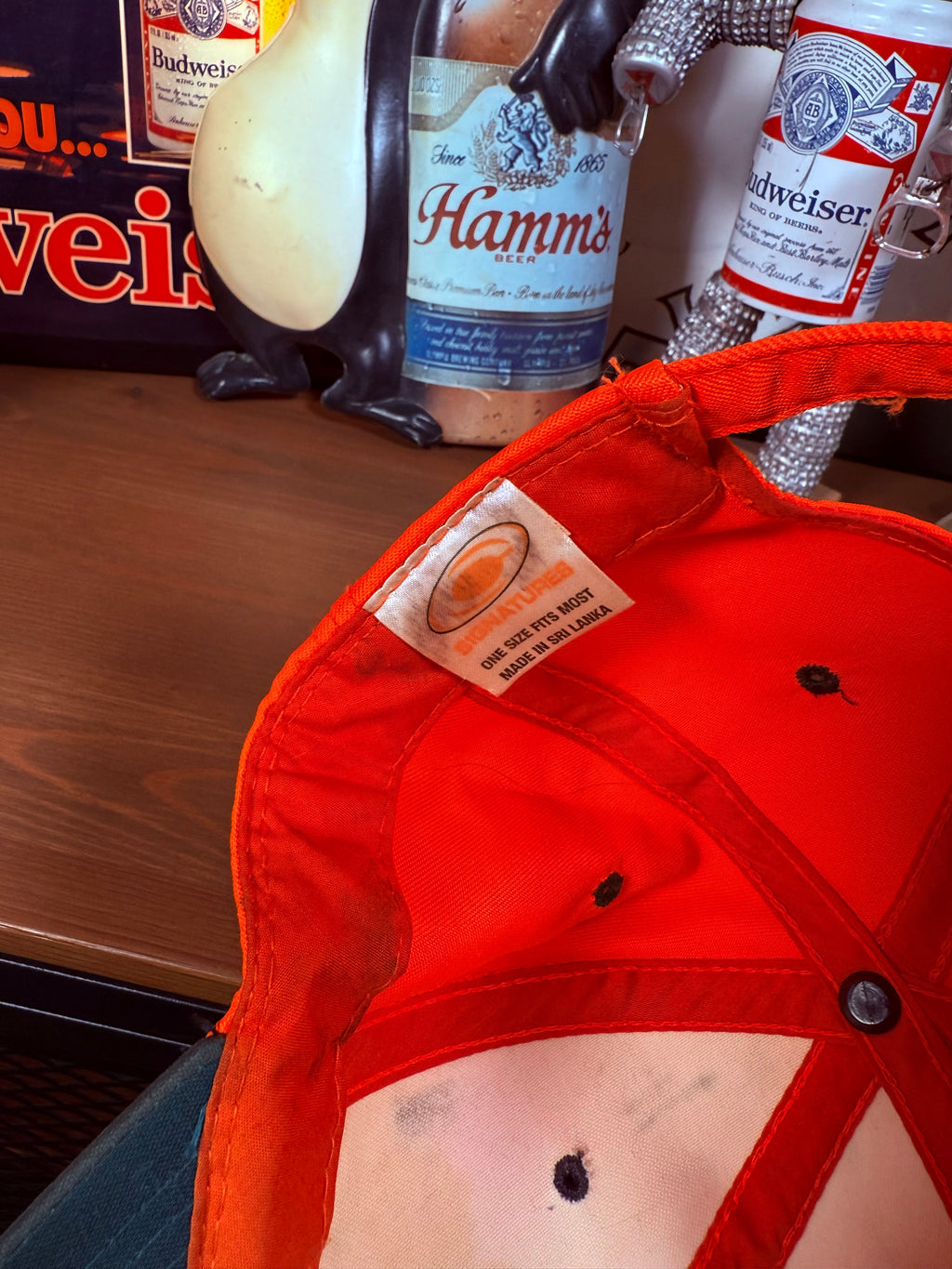 2000s Remington Rifles Orange Strap Hat