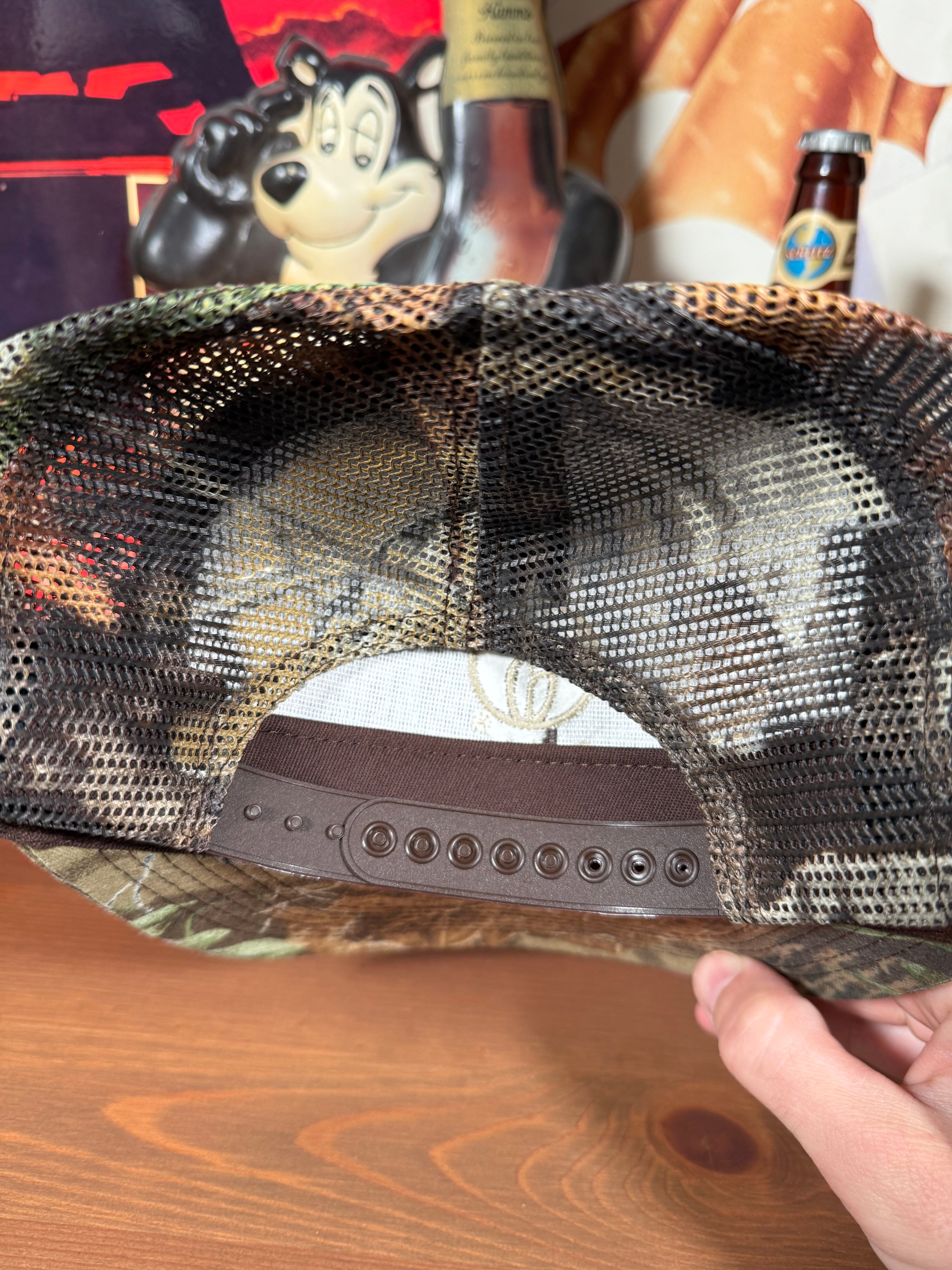 Vintage Golden Harvest Seed Realtree Camo K Products Trucker Hat