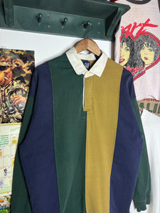 Vintage Gap Cut and See Rugby Shirt (L)