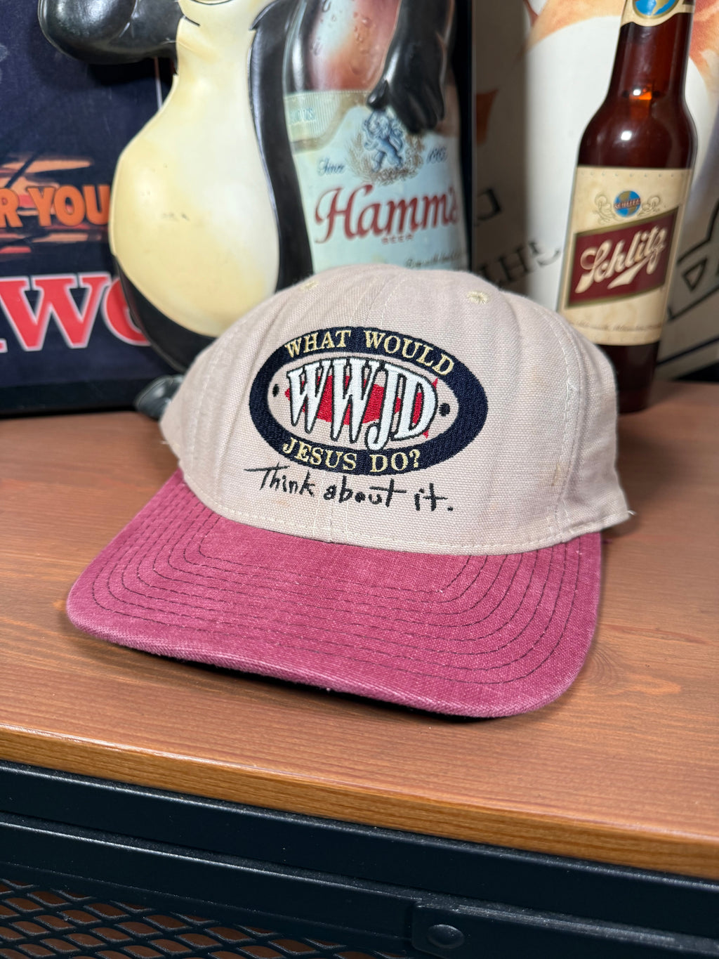 Vintage What Would Jesus Do? Snapback Hat