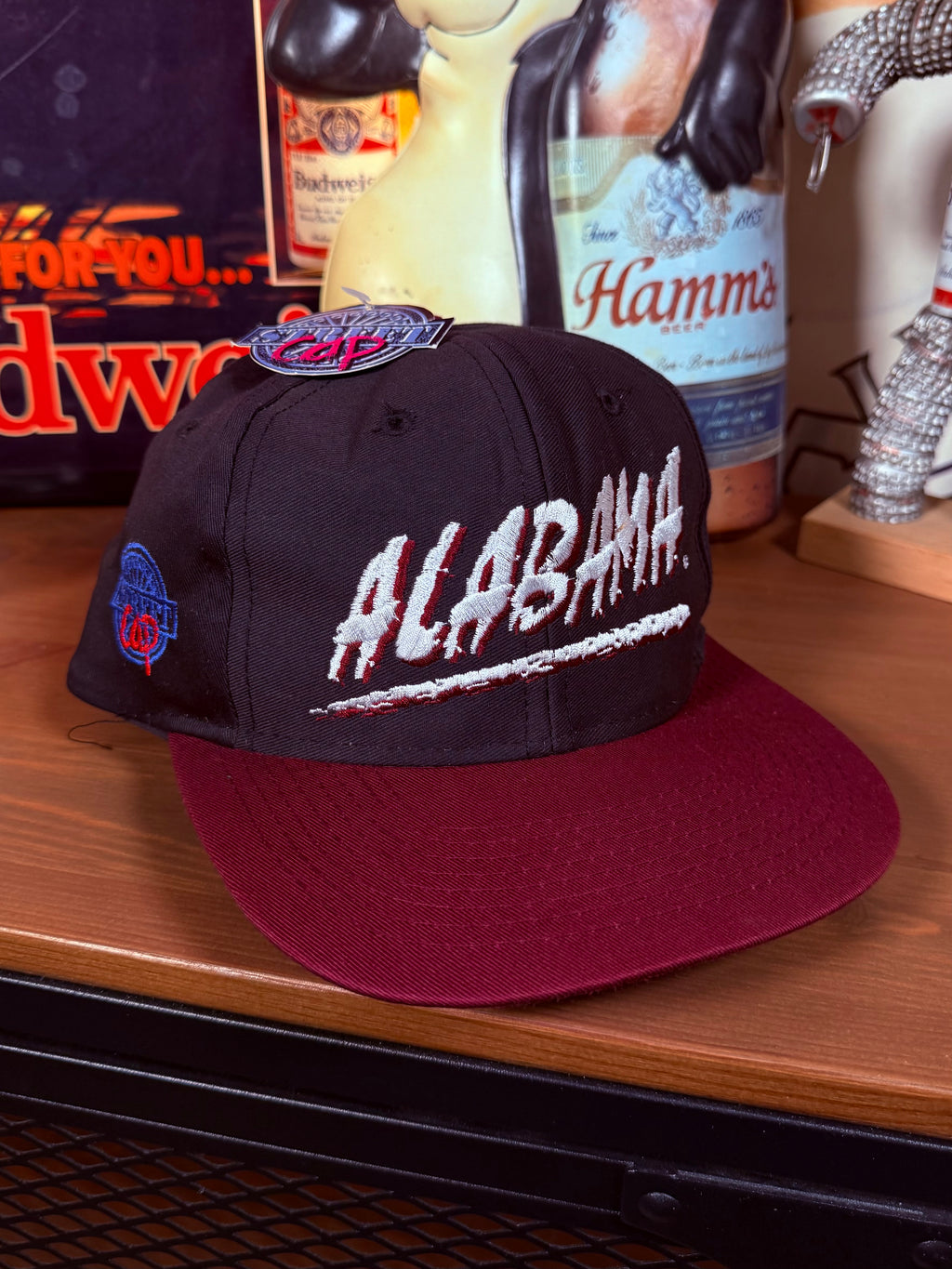 Vintage 90s University of Alabama Street Cap Snapback Hat