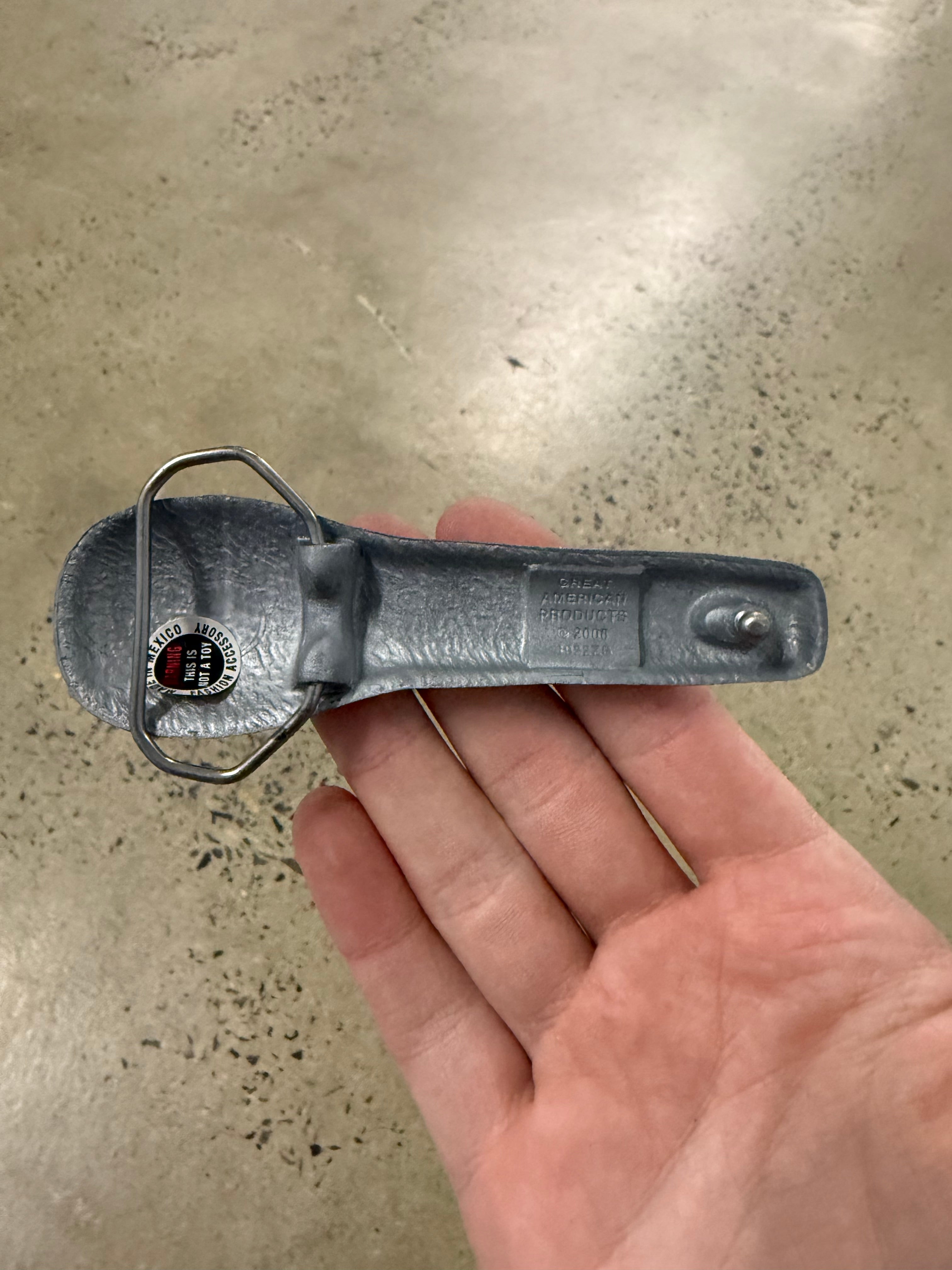 2000s Microphone Belt Buckle