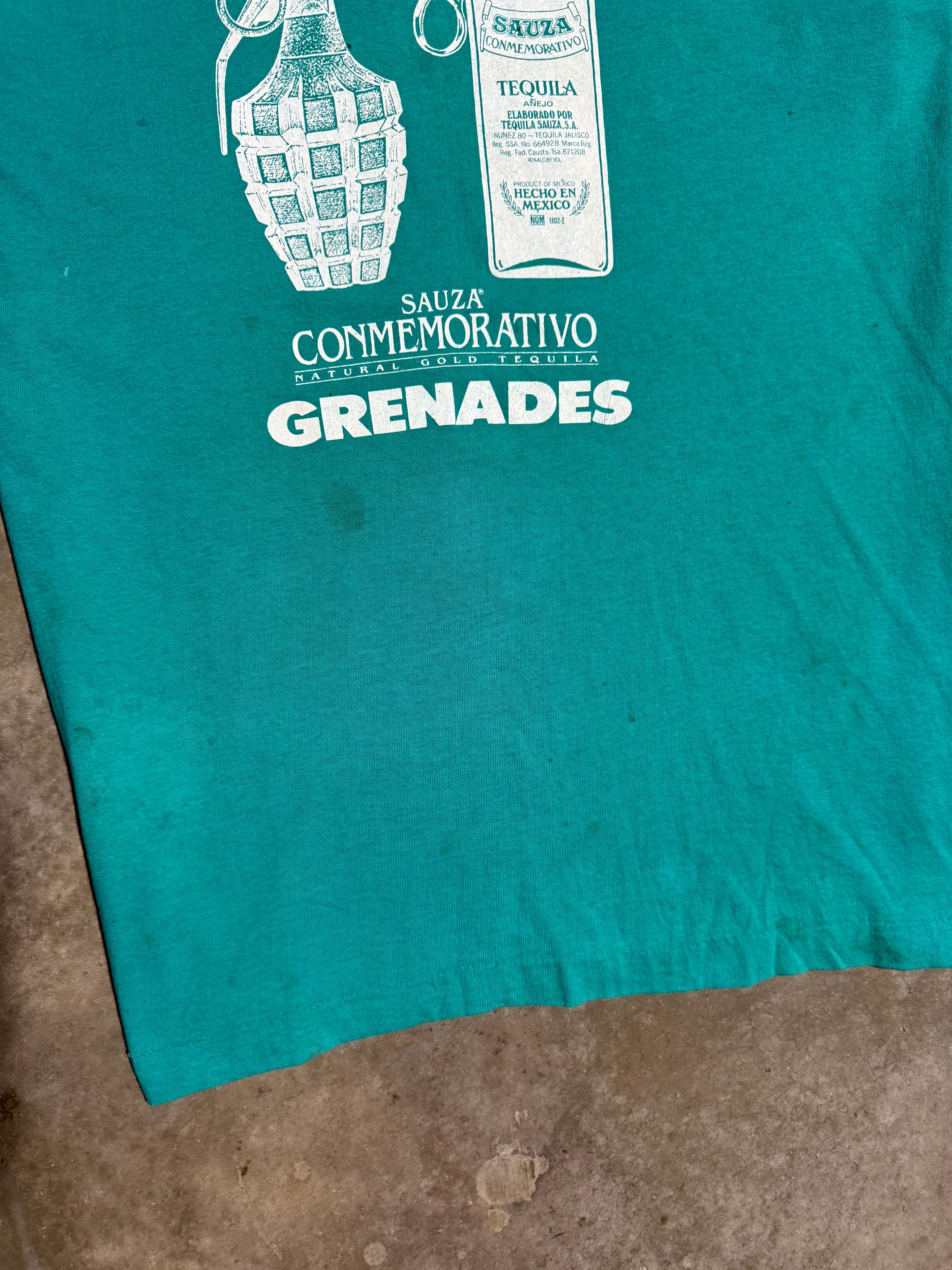 Vintage Sauza Tequila Grenade T-Shirt (L)