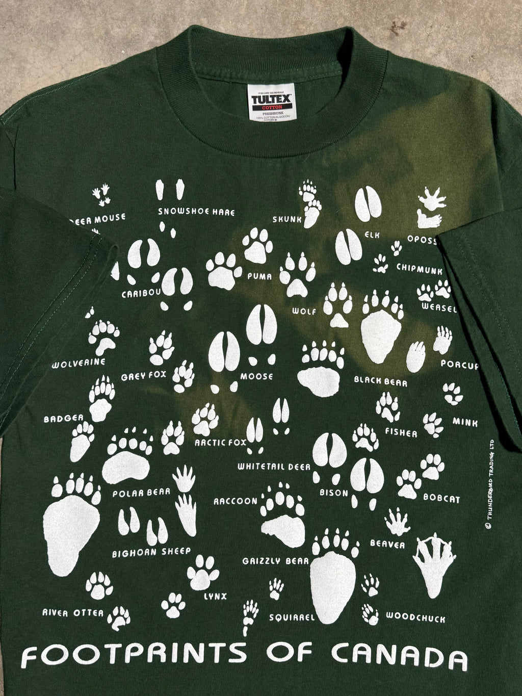 Vintage 90s Footprints of Canada Faded T-Shirt (M)