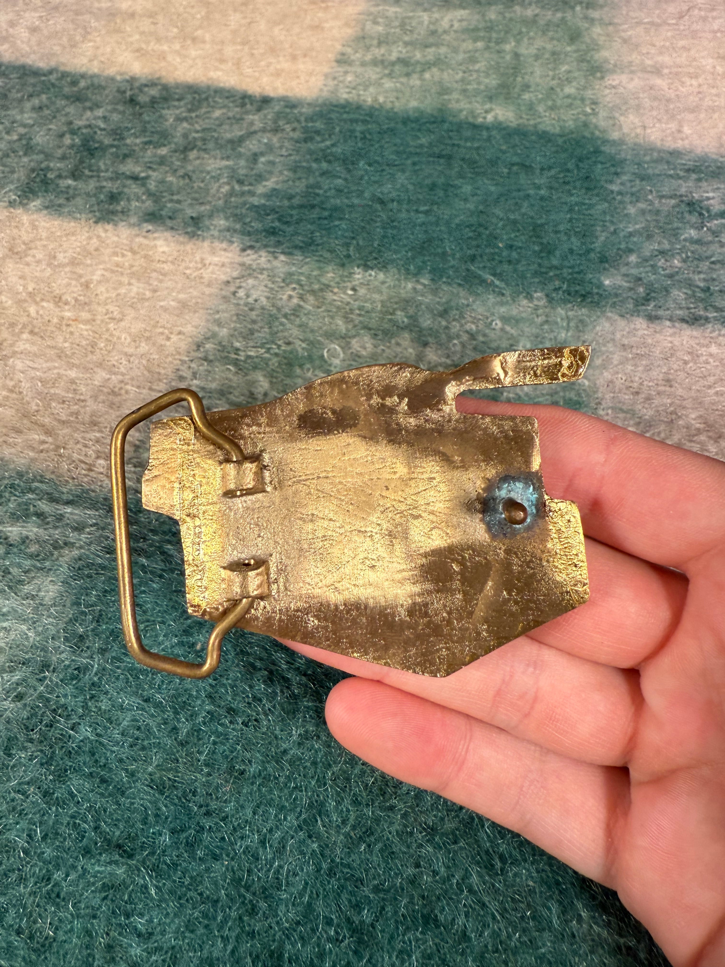 Vintage Stone Mason Belt Buckle