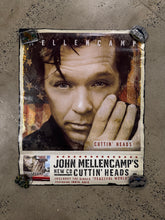 Load image into Gallery viewer, Vintage 2001 John Mellencamp Cuttin Heads Double Sided Poster (24x29)
