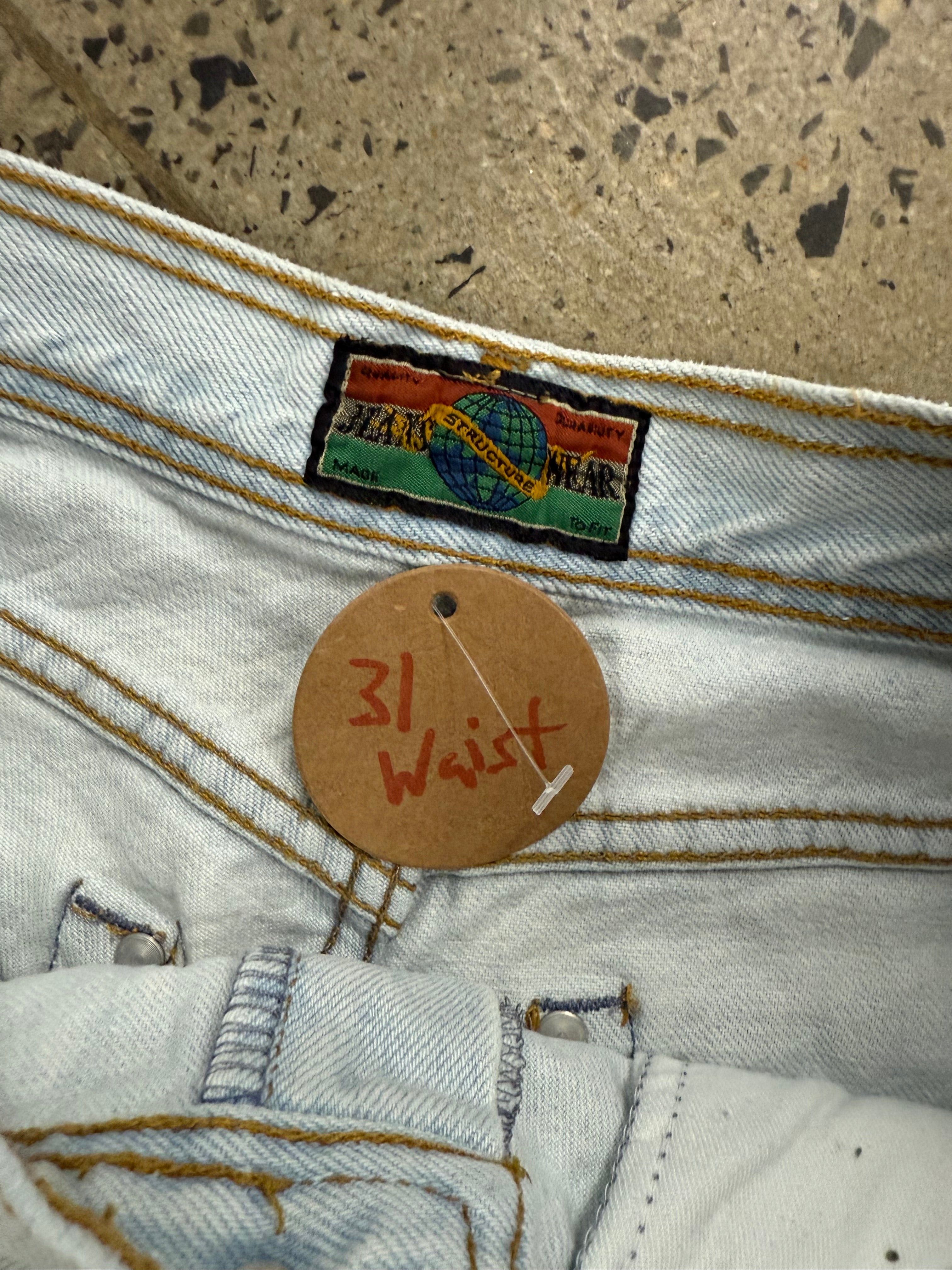 Vintage Structure Jean Shorts (31)