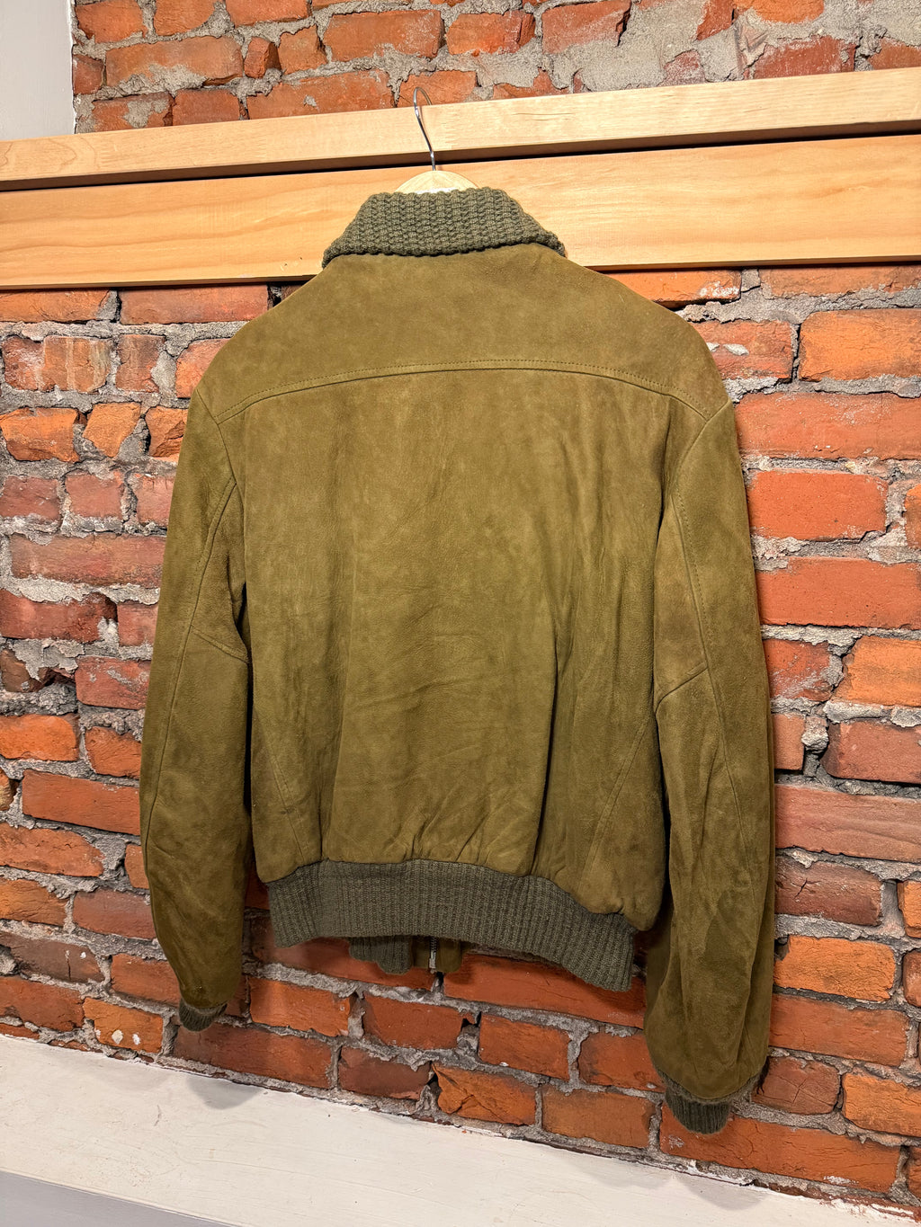 Vintage 1950s Suede DuPont Quilon Jacket (M)