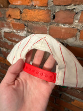 Load image into Gallery viewer, Vintage Budweiser Red Stripe SnapBack Hat
