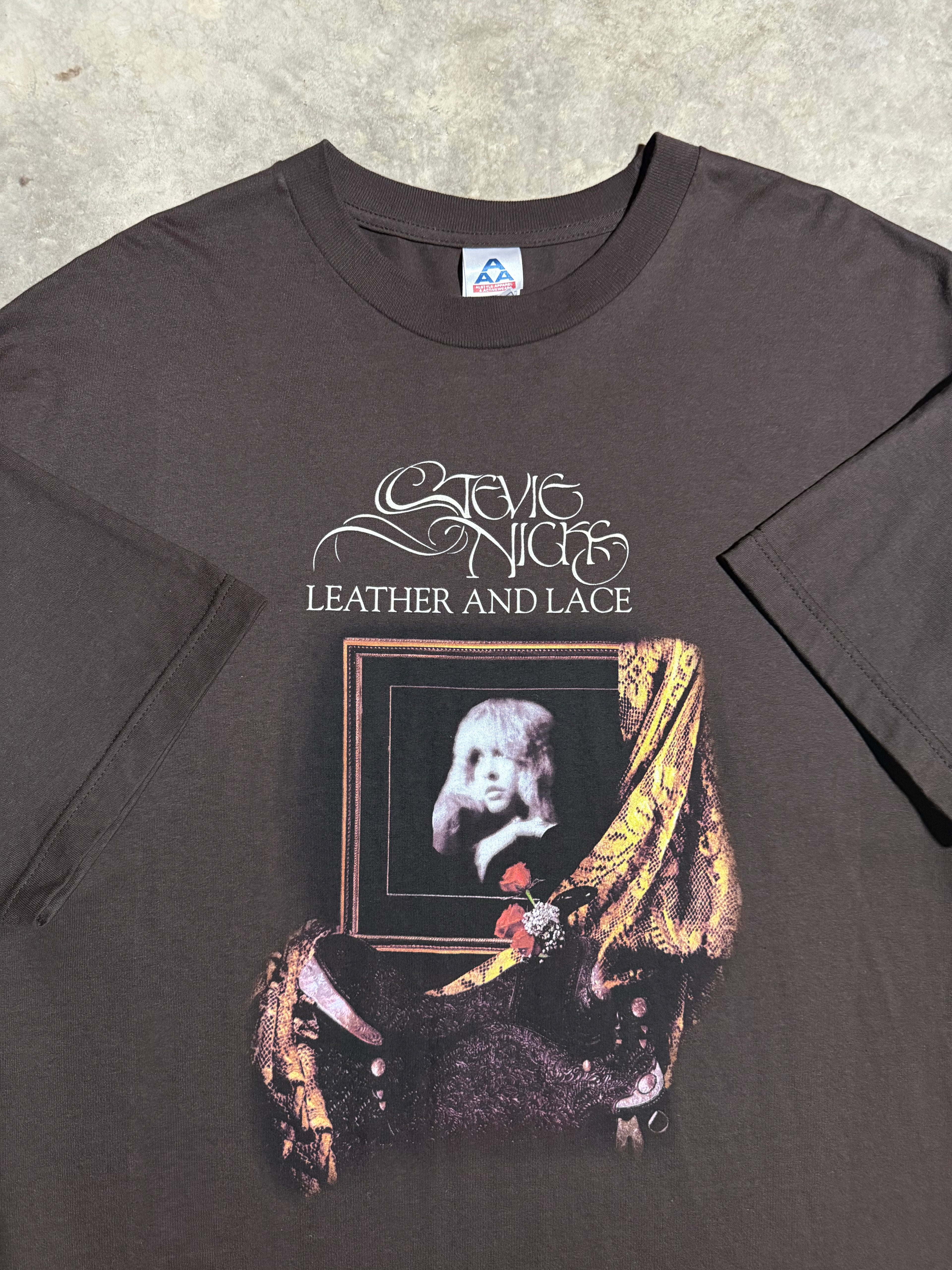 Vintage 2005 Stevie Nicks Leather and Lace Concert T-Shirt (2XL)