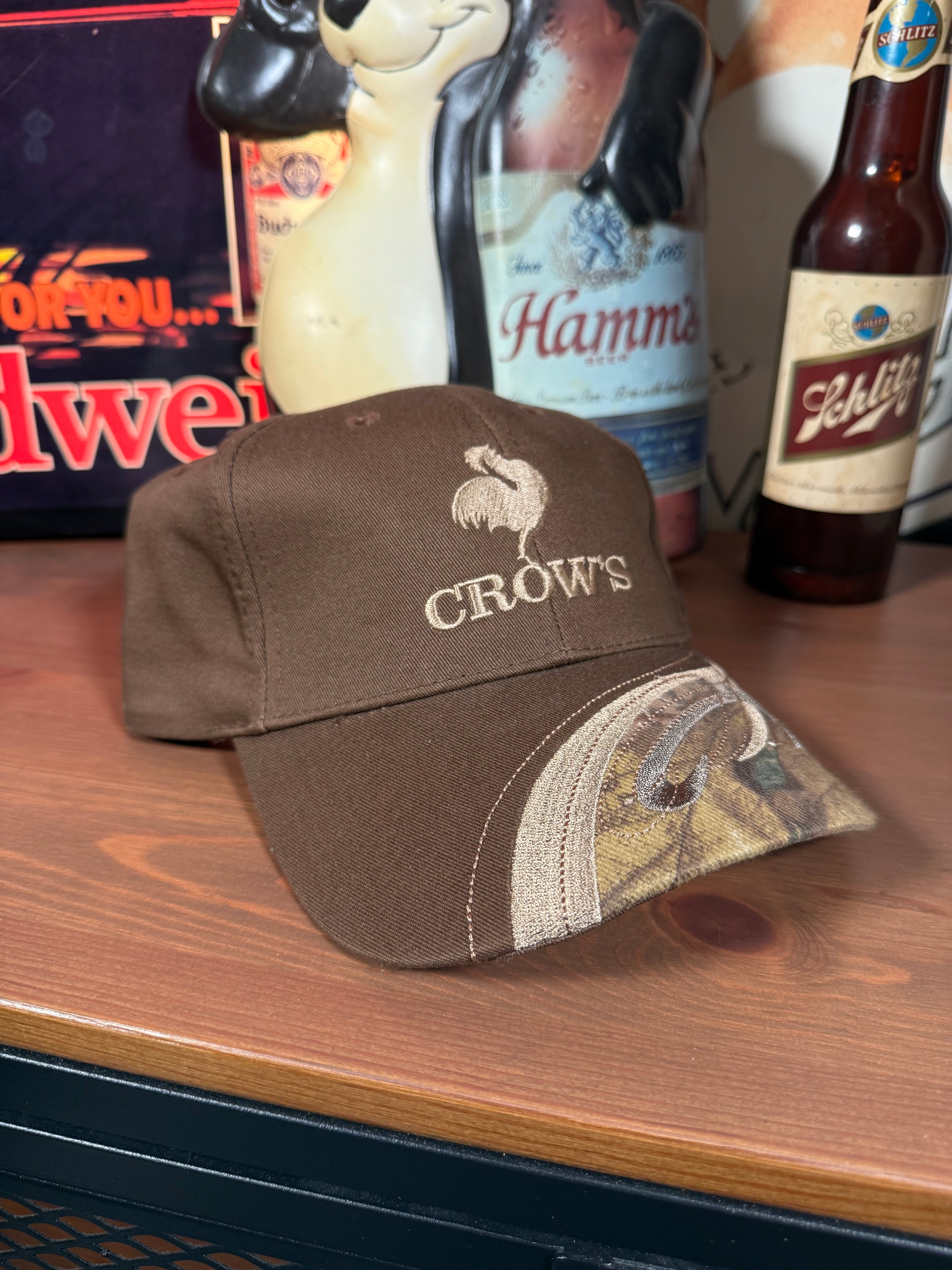 Vintage Y2K Crow’s Seeds Camo K Products Hat