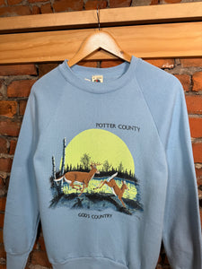 Vintage Gods Country Deer Crewneck (WS)