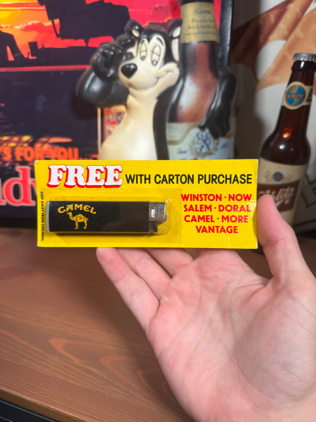 Vintage 1981 Camel Cigarettes Unopened Lighter