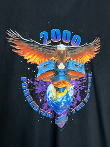 Vintage 2000 Harley Forged For The Future Cutoff Tee (XL)