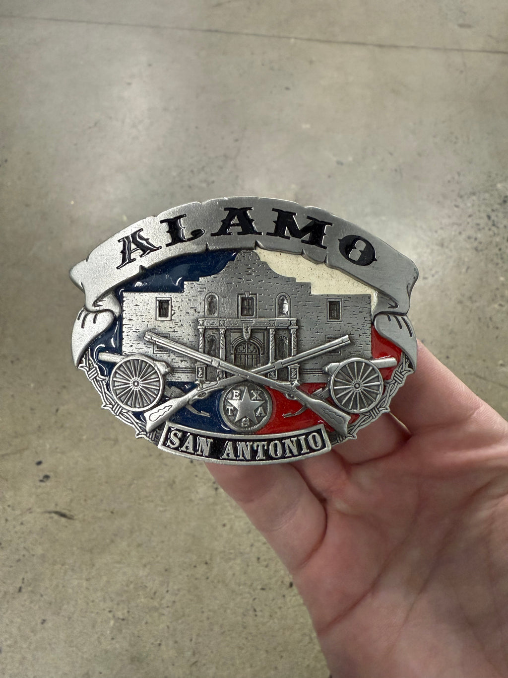 2000s The Alamo Belt Buckle