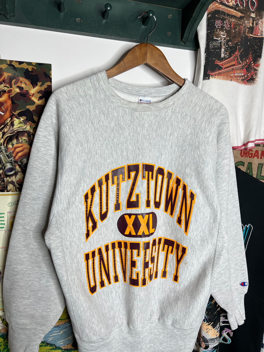 Vintage Kutztown University Champion Reverse Weave Crewneck (M)