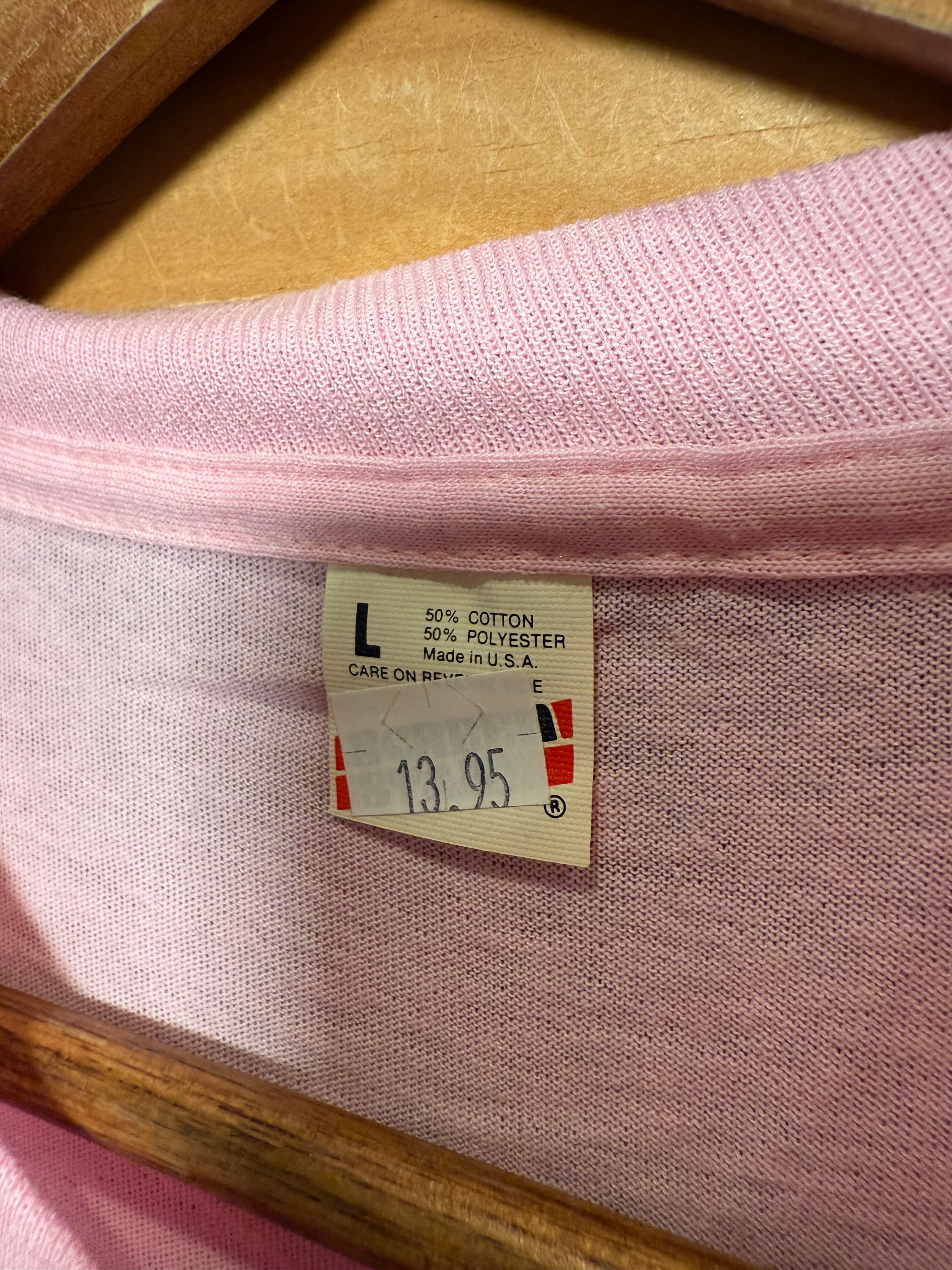 Vintage 1991 Pink Pheasant T-Shirt (M)