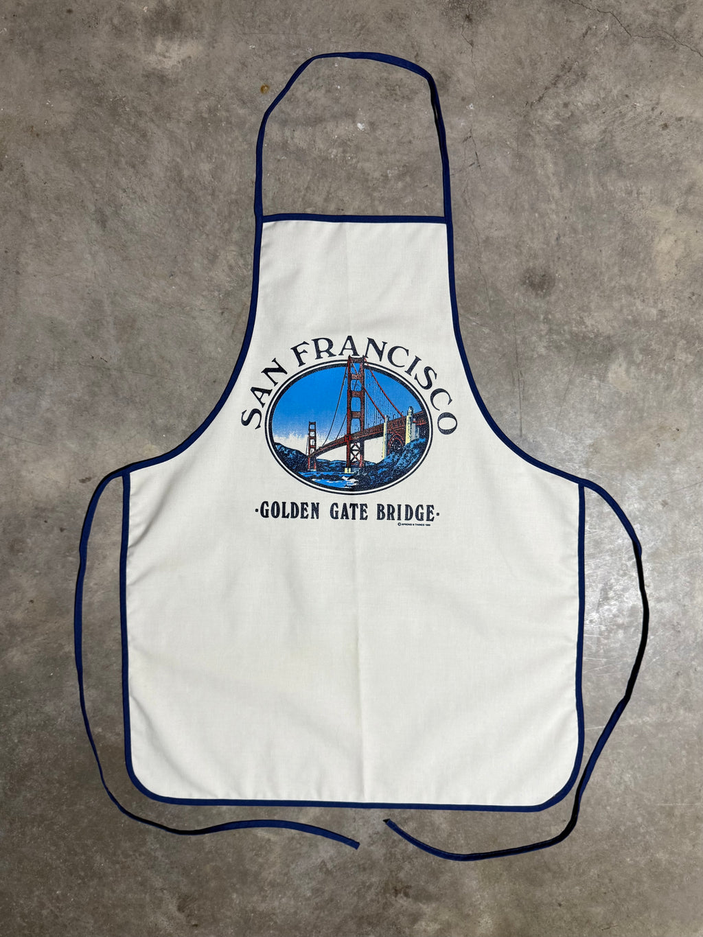 Vintage 1988 San Francisco Golden Gate Bridge Apron
