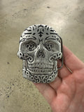 Vintage 2002 Skull Belt Buckle