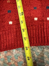 Load image into Gallery viewer, Vintage Van Heusen Red Pattern Knit Sweater (XL)
