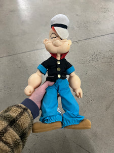 Lot of 2 Vintage 1985 Pop Popeye Plush Toys