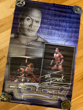 Load image into Gallery viewer, Vintage The Rock WWF Poster (22x34.5)
