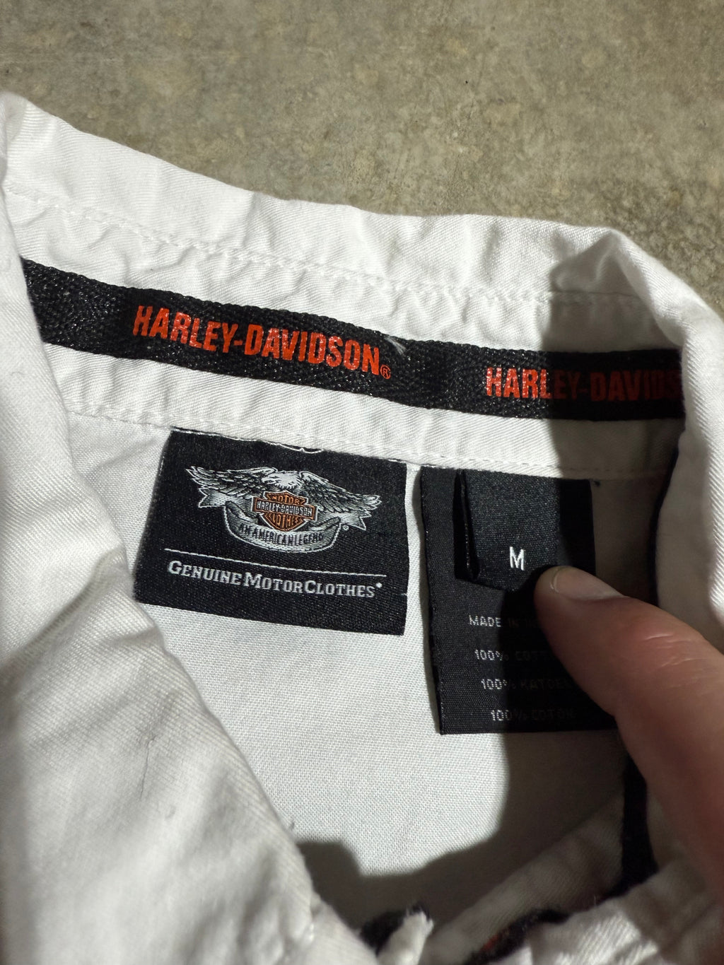 Harley Davidson Cutoff Woman’s Button Down (WM)