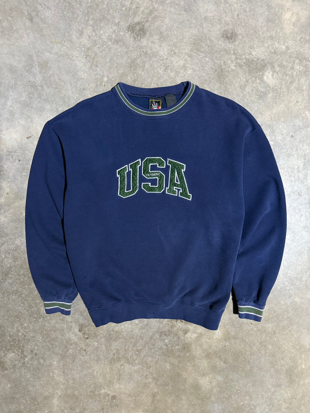 Vintage USA Olympics Blue Crewneck (L)