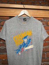 Load image into Gallery viewer, Vintage 1980s Chainsaw Rock Grim Reaper Chainsaw Tee (M)
