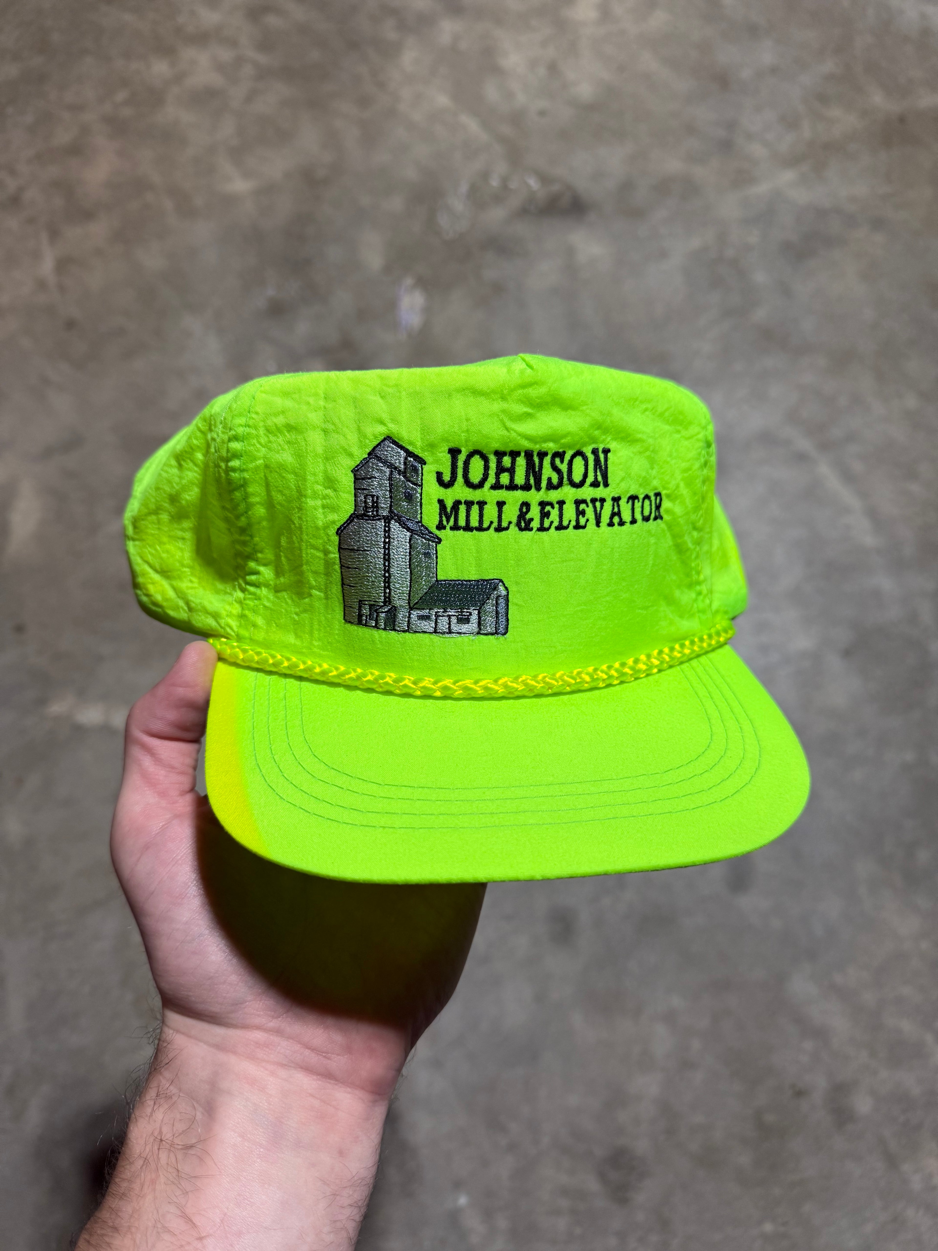 Vintage Johnson Mill & Elevator Snapback Hat