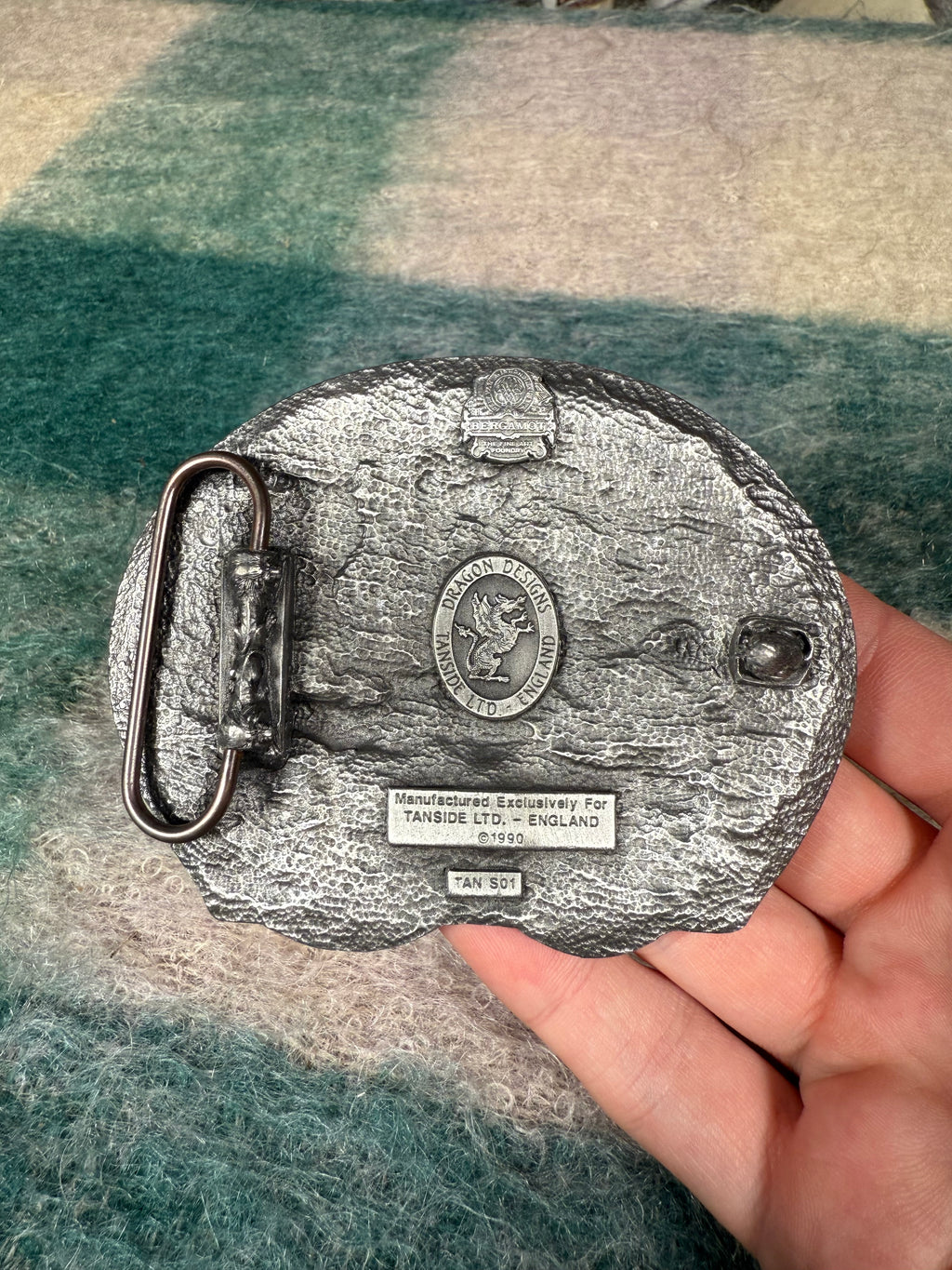 Vintage King of the Road Lone Trucker Belt Buckle