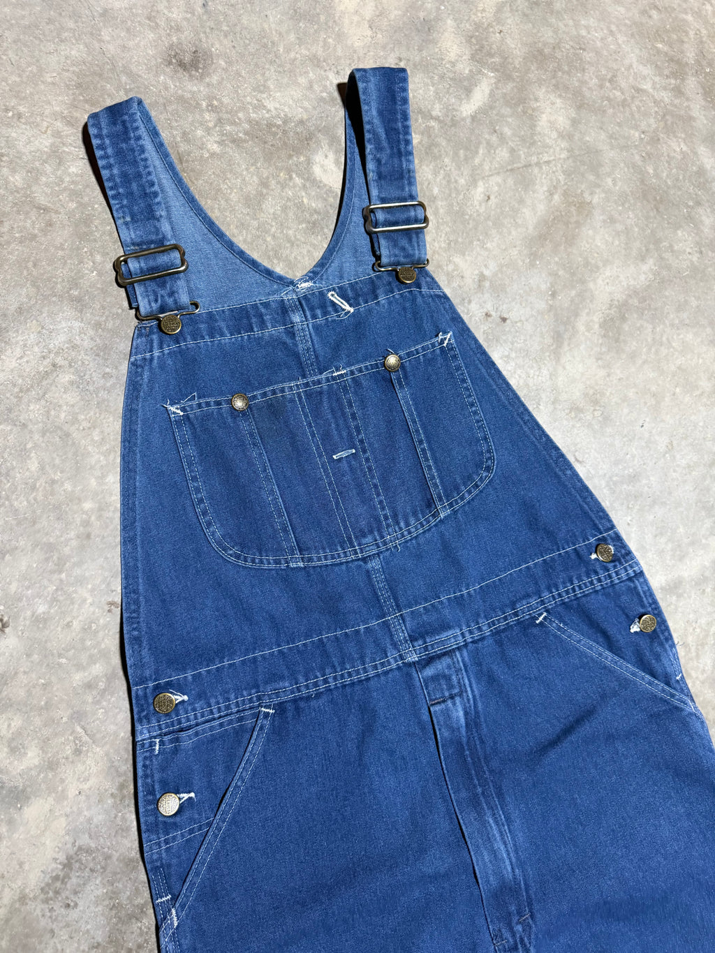 True Vintage Sears Wear Tuff Denim Overalls (36x32)